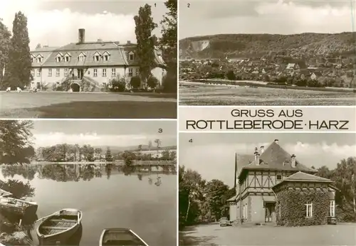 AK / Ansichtskarte 73907882 Rottleberode Ferienheim uebersicht Gondelteich Bahnhof