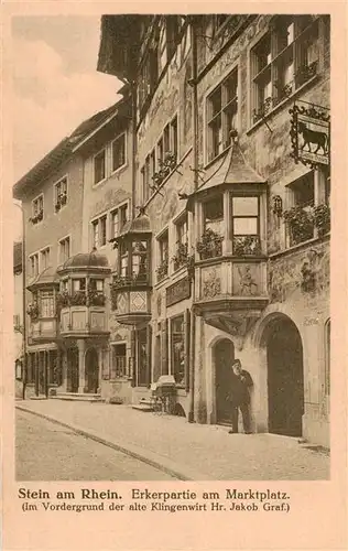 AK / Ansichtskarte  Stein_Rhein_SH Erker am Marktplatz Alter Klingenwirt