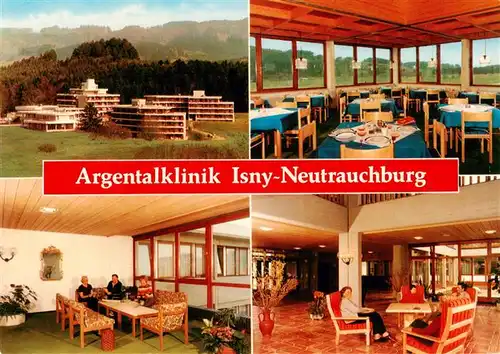 AK / Ansichtskarte 73909024 Neutrauchburg_Isny Argentalklinik Gastraeume Foyer