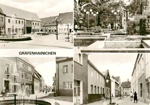 AK / Ansichtskarte 73910396 Graefenhainichen Marktplatz Kirchplatz Am Markt Blick zum Rathaus