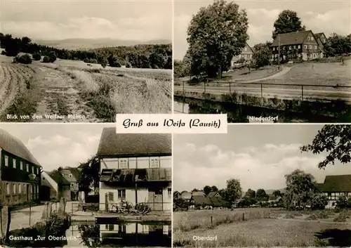 AK / Ansichtskarte 73910504 Weifa Blick von den Weifaer Hoehen Niederdorf Oberdorf Gasthaus Zur Oberlausitz