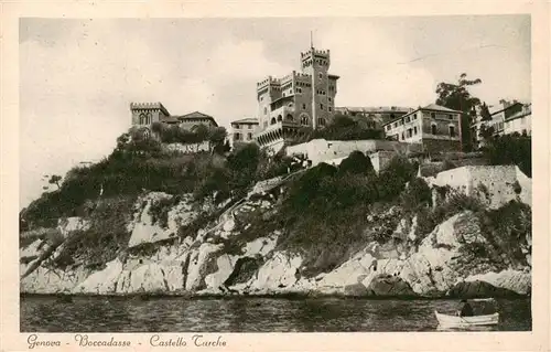 AK / Ansichtskarte 73911392 Genova_Genua_Liguria_IT Boccadasse Castello Turche