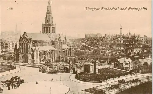 AK / Ansichtskarte 73911513 Glasgow__Scotland_UK Glasgow Cathedral and Necropolis