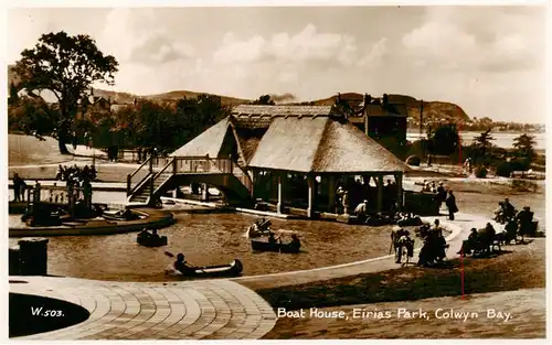 AK / Ansichtskarte 73911550 Colwyn_Bay_Wales_UK Boat House Eirias Park