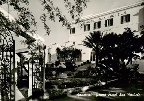 AK / Ansichtskarte 73912100 Anacapri_Ana_Capri_Napoli_Neapel_Campania_IT Grand Hotel San Michele