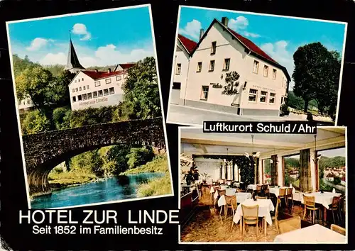 AK / Ansichtskarte 73912976 Schuld Hotel zur Linde Ahrbruecke Gastraum