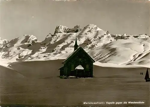 AK / Ansichtskarte  Melchsee-Frutt Kapelle mit den Wendenstoecken