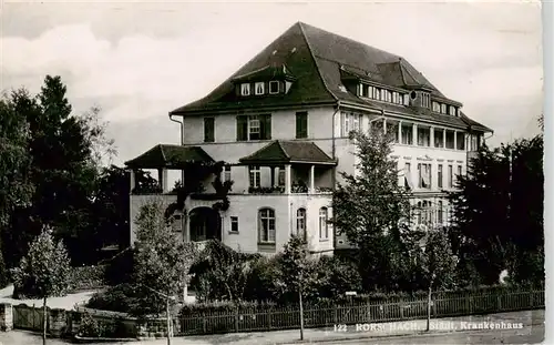 AK / Ansichtskarte  Rorschach_Bodensee_SG Krankenhaus