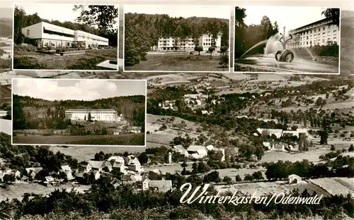 AK / Ansichtskarte 73915762 Winterkasten_Lindenfels Eleonorenklinik Teilansichten Panorama