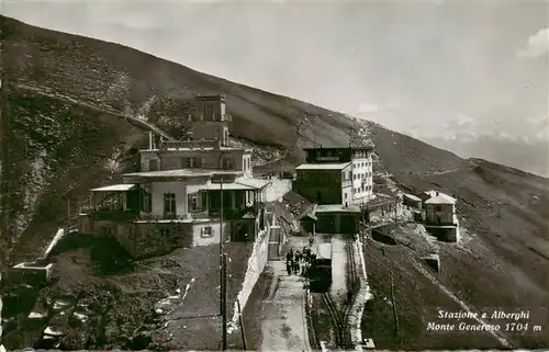 AK / Ansichtskarte  Monte-Generoso_1704m_Lugano_TI Stazione e Alberghi