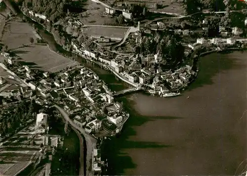 AK / Ansichtskarte  Ponte-Tresa_TI Lago di Lugano Fliegeraufnahme