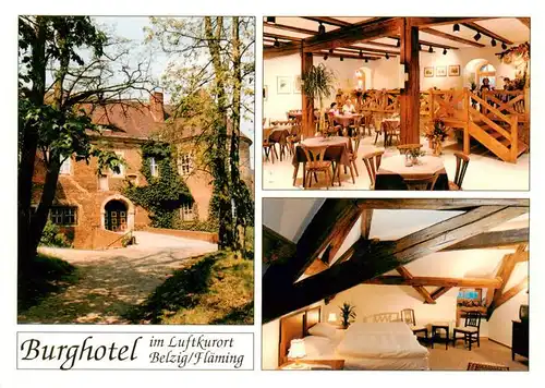 AK / Ansichtskarte 73916970 Belzig_Bad Burghotel Gastraum Zimmer