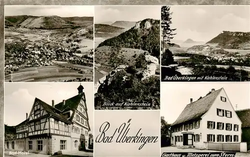 AK / Ansichtskarte 73917090 Bad_ueberkingen Panorama bad Hotel Kahlensteinblick Panorama Gasthaus zum Stern