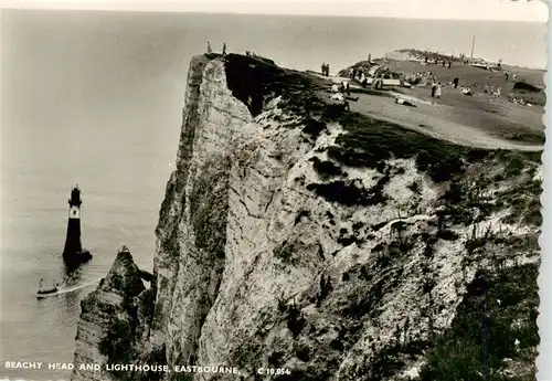 AK / Ansichtskarte 73918321 Eastbourne__Sussex_UK Beachy Head and Lighthouse