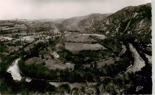 AK / Ansichtskarte  Chateauneuf-les-Bains_63_Puy-de-Dome La Boucle de la Sioule Vue aerienne