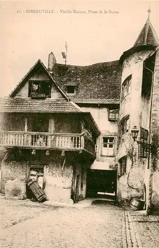 AK / Ansichtskarte  Ribeauville_Haut_Rhin_Alsace_68 Vieille Maison Place de la Sinne