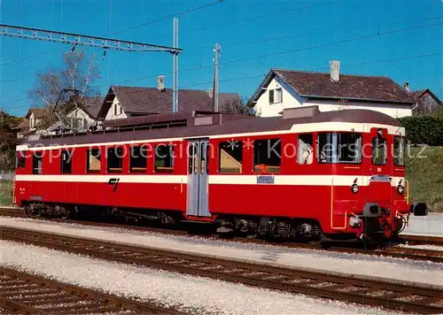 AK / Ansichtskarte 73922501 Eisenbahn_Railway_Chemin_de_Fer Chemins de du Jura CJ Elektrischer Triebwagen BDe 4/4 101