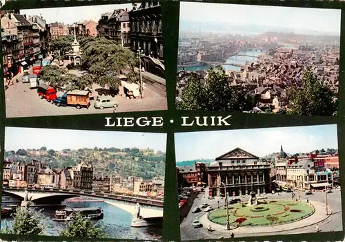 AK / Ansichtskarte 73923053 Liege_Luettich_Luik_Belgie Markt Panorama Bruecke Stadtplatz