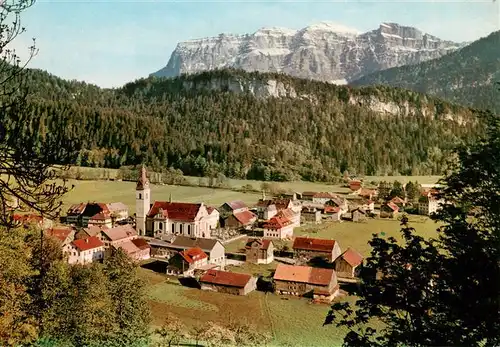 AK / Ansichtskarte 73924795 Bezau_Vorarlberg Panorama mit Kanisfluh