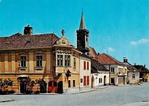 AK / Ansichtskarte 73925131 Rust_Burgenland Hauptplatz mit Buergerhaus Zum Auge Gottes