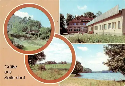 AK / Ansichtskarte 73925344 Seilershof_Gransee Erholungsheim der Dt Post Erich Dolling Landschaft FDGB Erholungsheim Haus am See Kleiner Wentow See