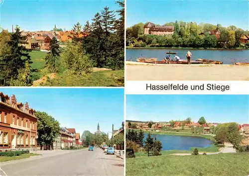 AK / Ansichtskarte 73925406 Hasselfelde und Stiege Strassenpartie Teilansichten