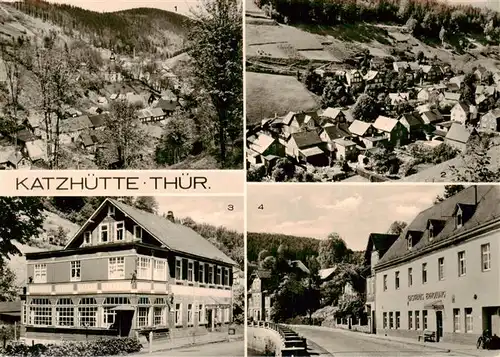 AK / Ansichtskarte 73925543 Katzhuette_Thueringen Panorama OT Oelze Teilansicht HO-Gaststaette Martinshof FDGB-Erholungsheim Erholung