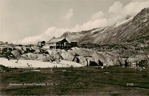 AK / Ansichtskarte  Grimsel_Passhoehe Restaurant Grimsel Passhoehe