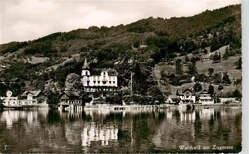 AK / Ansichtskarte  Walchwil_ZG Partie am Zugersee