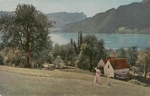 AK / Ansichtskarte  Aegerisee_aegerisee_Unteraegeri_Unter-Aegeri_ZG Aussicht vom Buehlhof