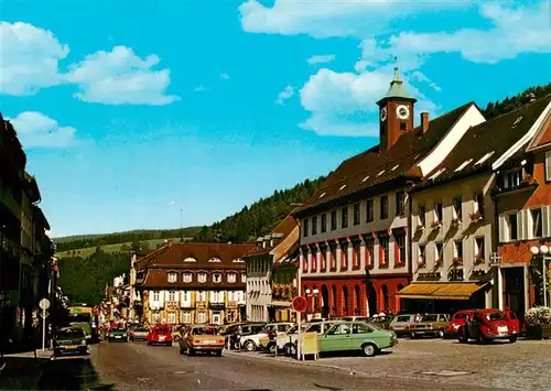 AK / Ansichtskarte 73927094 Triberg Blick zum Rathaus