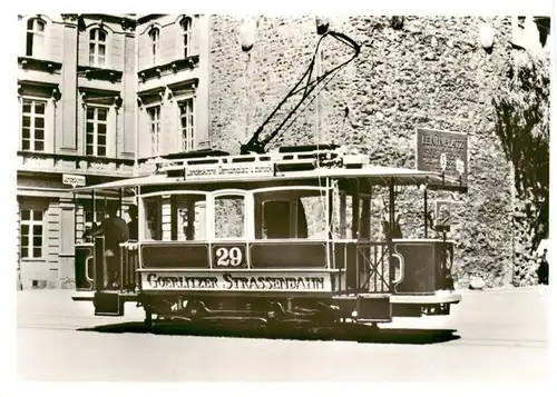 AK / Ansichtskarte 73927137 Strassenbahn_Tramway-- Goerlitz