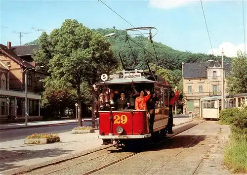 AK / Ansichtskarte 73927139 Strassenbahn_Tramway-- Goerlitz Oldimer