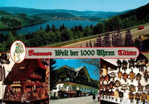 AK / Ansichtskarte 73928901 Titisee-Neustadt Seepanorama Uhren Brunner Titisee Details