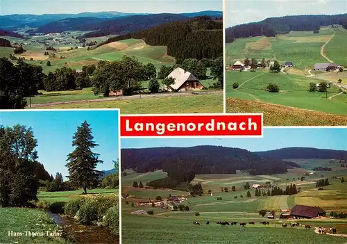 AK / Ansichtskarte 73929177 Langenordnach_Titisee-Neustadt Schwarzwaldgasthof zum Loewen Unteres Wirtshaus mit Gaestehaus Hans Thoma Tanne