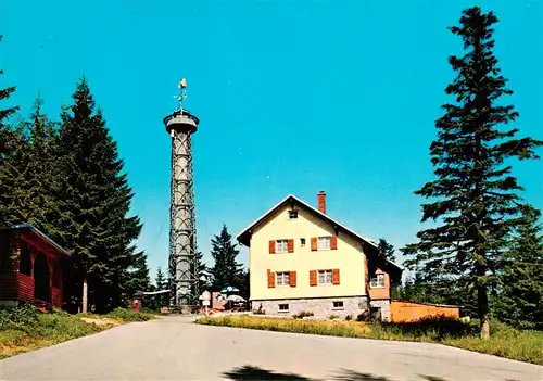 AK / Ansichtskarte 73929179 Titisee-Neustadt Fuerstenberg Rasthaus auf dem Hochfirst mit Aussichtsturm