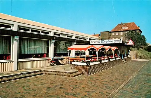 AK / Ansichtskarte 73929630 Wangerooge_Wangeroog_Nordseebad Restaurant Regina und See Hotel