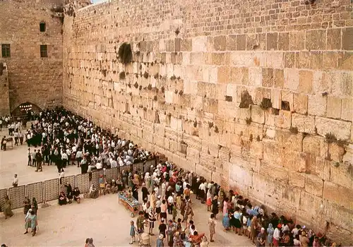 AK / Ansichtskarte 73930510 Jerusalem__Yerushalayim_Israel The Western Wall