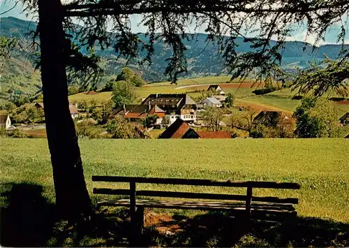 AK / Ansichtskarte 73931900 Horben_Breisgau_Schwarzwald Panorama mit Hotel Gasthof zum Engel