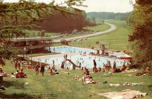 AK / Ansichtskarte 73932338 Betzenstein Freibad mit Kiosk und Waermehalle