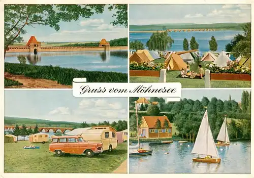 AK / Ansichtskarte 73933852 Moehnesee Talsperre Campingplaetze Wasserspot