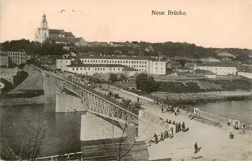 AK / Ansichtskarte 73934383 Grodno_Hrodna_Belarus Neue Bruecke