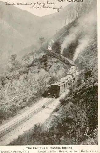 AK / Ansichtskarte 73934429 Remutaka_Range_Wellington__NZ The Famous Rimutaka Incline