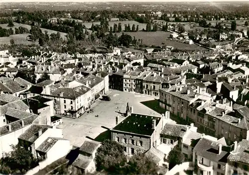 AK / Ansichtskarte  Le_Dorat_87_Haute-Vienne La Place de la Liberation Vue aerienne