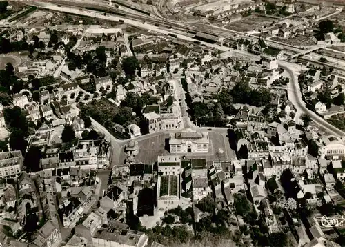 AK / Ansichtskarte  Chauny_02_Aisne Vue aerienne Place du Marche et le Marche Couvert