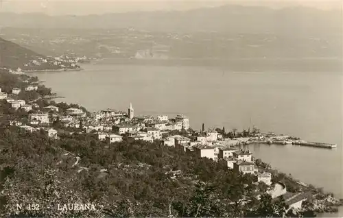 AK / Ansichtskarte Laurana_Lovran_Lovrana_Croatia Panorama 