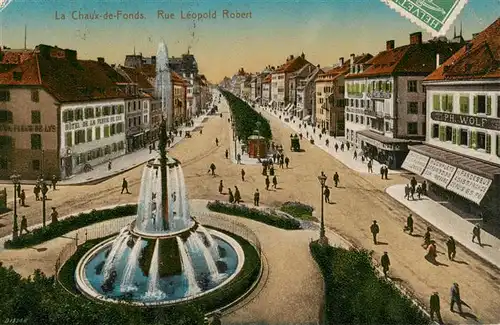 AK / Ansichtskarte  La_Chaux-de-Fonds_NE Rue Leopold Robert