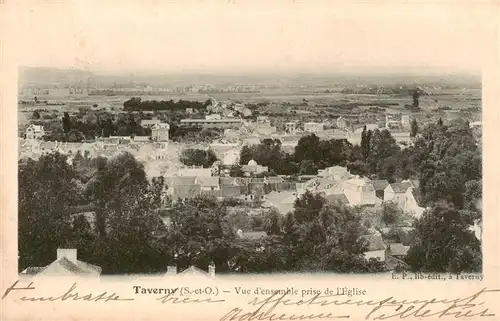 AK / Ansichtskarte  Taverny_95_Val-d_Oise Vue densemble prise de l'Eglise