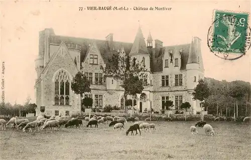 AK / Ansichtskarte  Vieil-Bauge_Le_49_Maine-et-Loire Chateau de Montiver