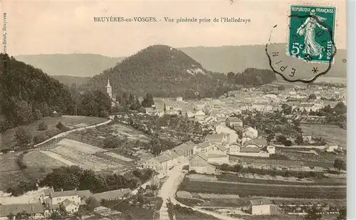 AK / Ansichtskarte  Bruyeres-en-Vosges_88 Vue generale prise de l'Helledraye